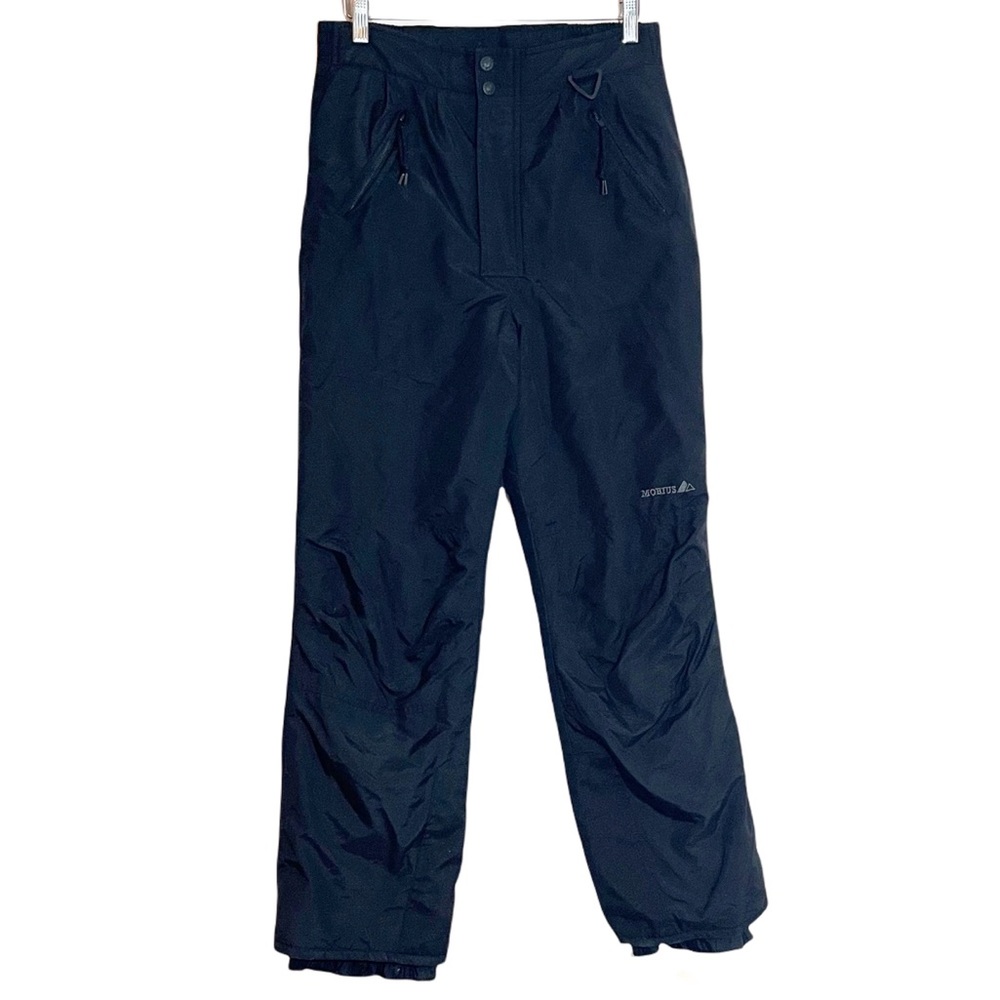 Vintage Mobius Black Snow Ski Cold Weather Athletic Pants Sz 14